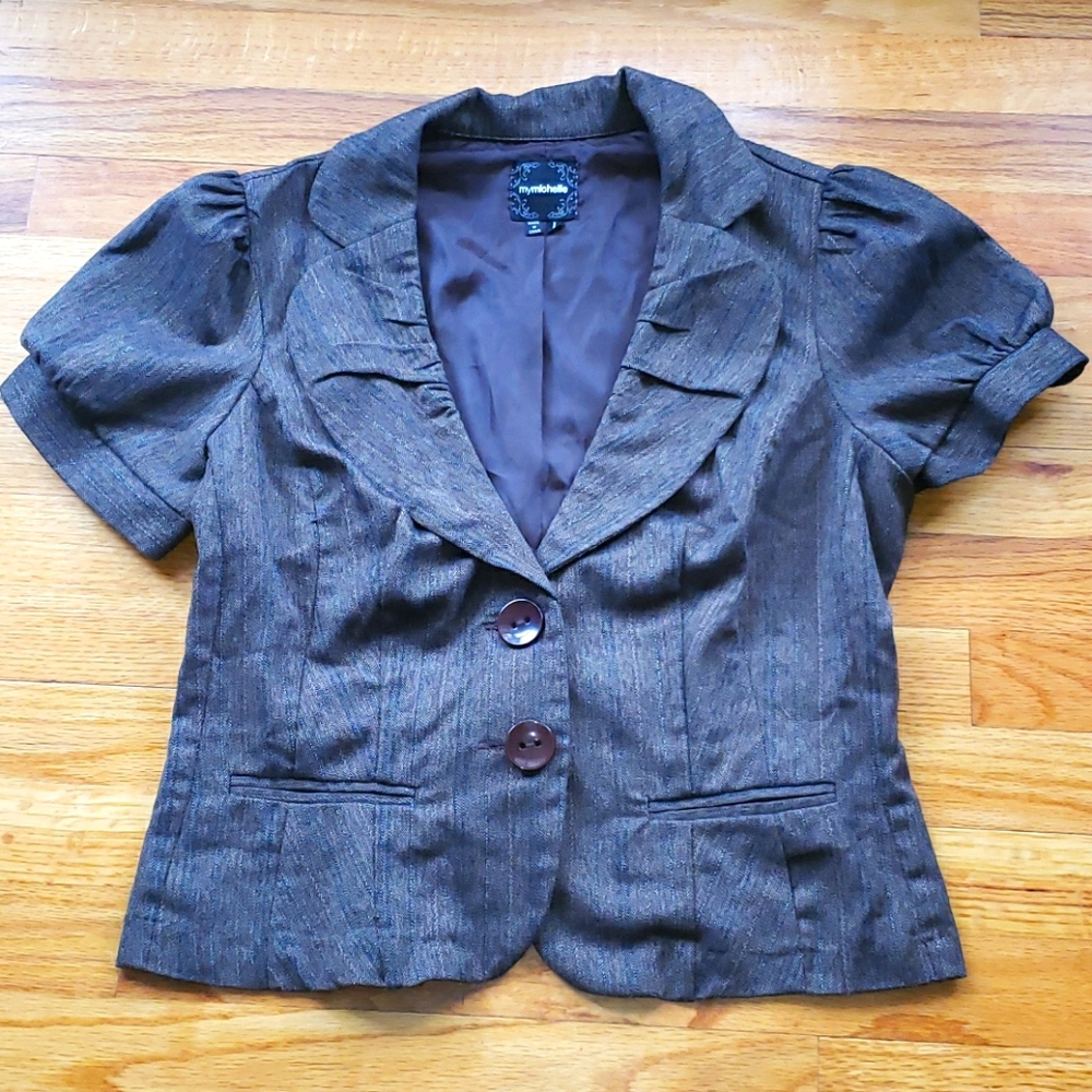 My Michelle Brown Women's Suit Jacket